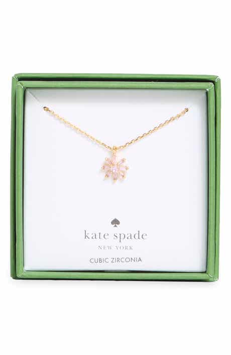 Kate Spade New York mini flower pendant necklace
