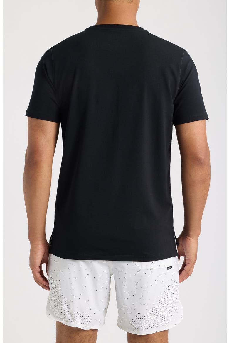 Aviation Varsity Crest Graphic T-Shirt, Alternate, color, BLACK