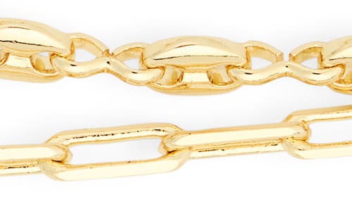 Nordstrom Rack Mariner Link Layered Necklace In Gold
