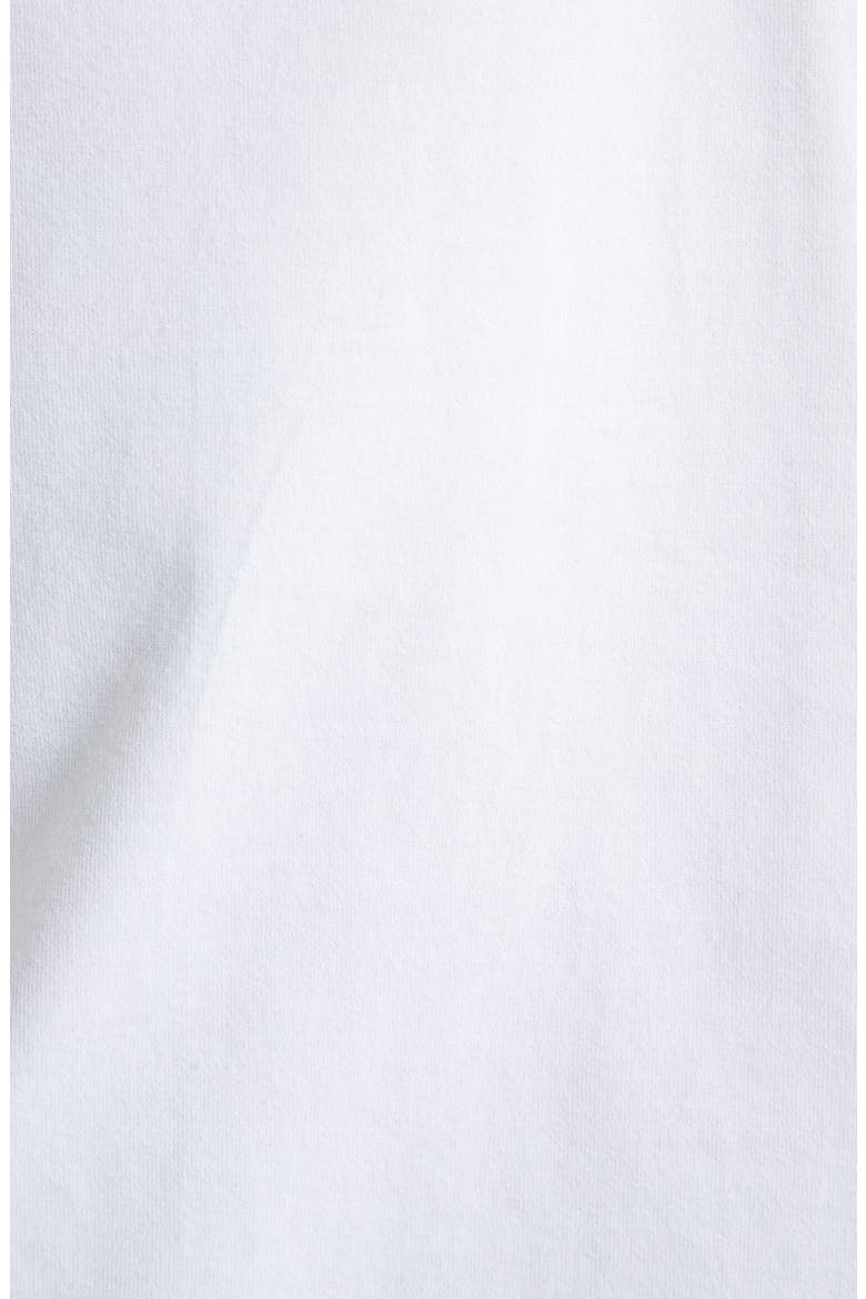 Logo Crest Embroidered Cotton T-Shirt, Alternate, color, BIANCO OTTICO
