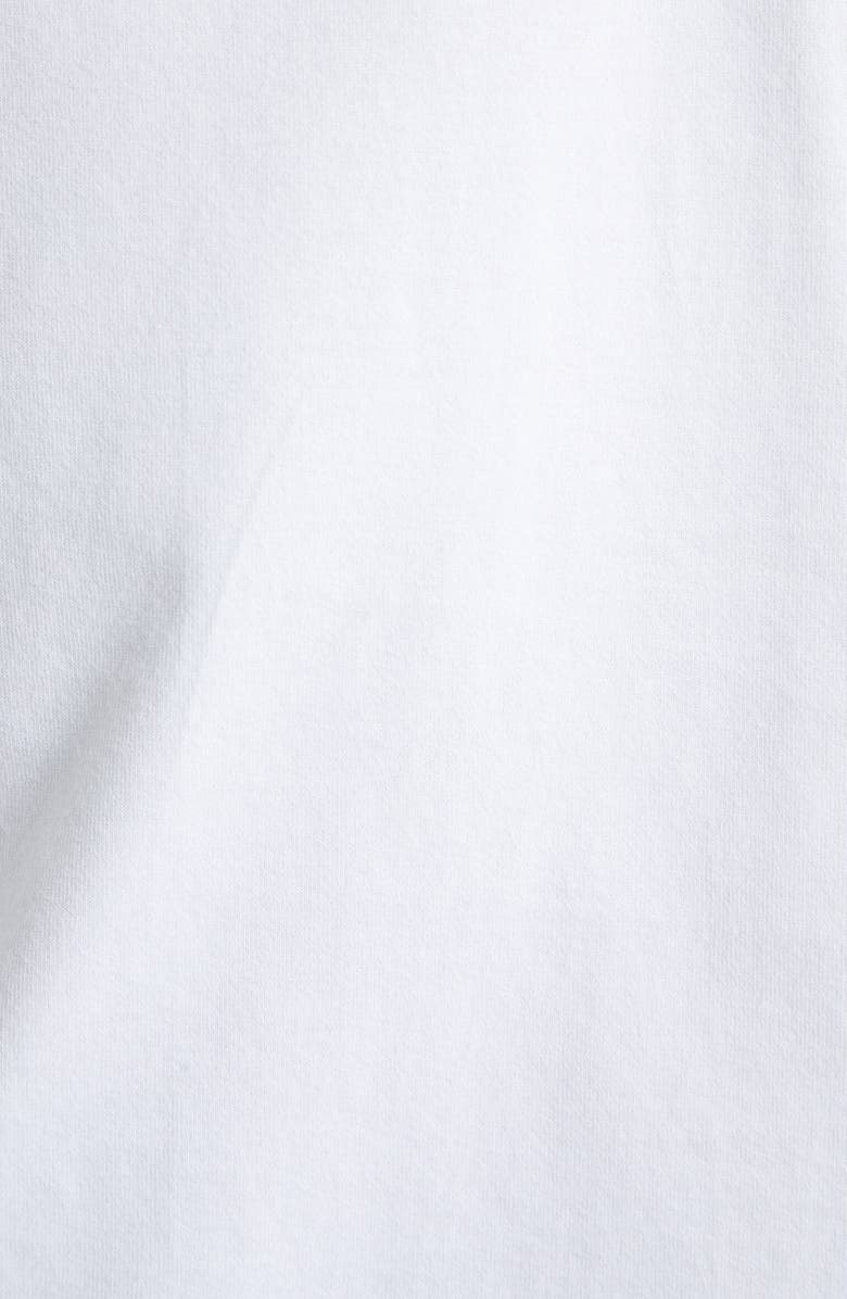 Dolce&Gabbana Logo Crest Embroidered Cotton T-Shirt, Alternate, color, Bianco Ottico