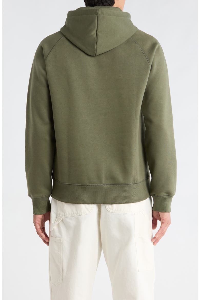 Chase Fleece Hoodie, Alternate, color, LEAF / GOLD