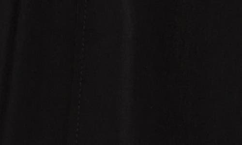 Max Studio Belted Twill Crop Barrel Leg Pants In Black