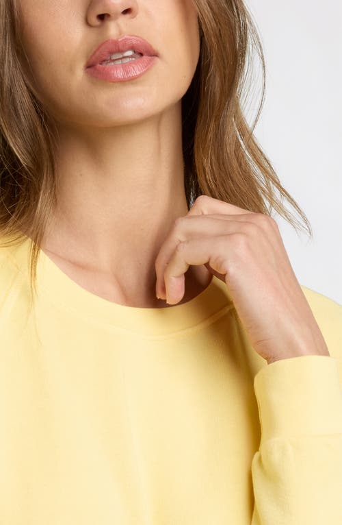 The Standard Stitch The Raglan Sweatshirt In White