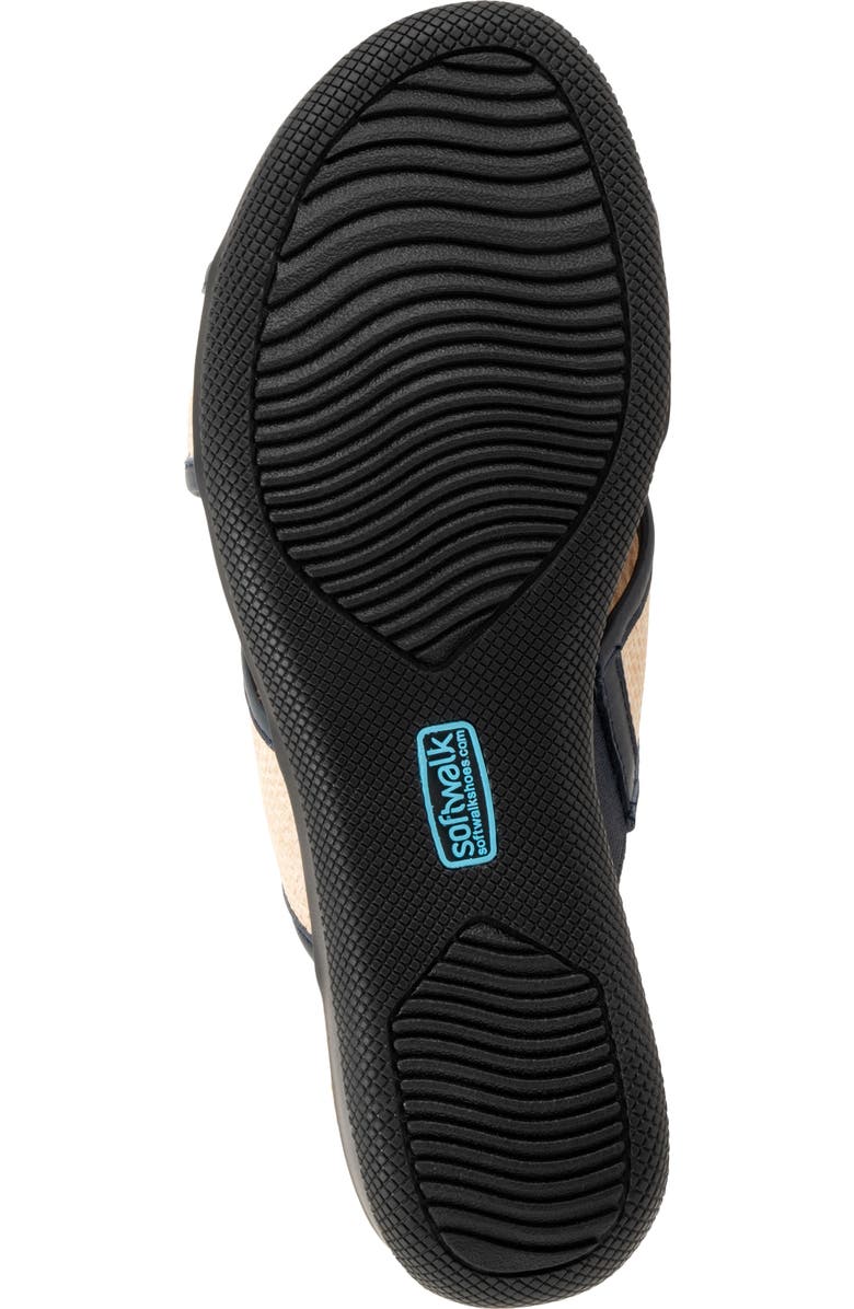 SoftWalk<sup>®</sup> Tillman 6.0 Slide Sandal, Alternate, color, Navy