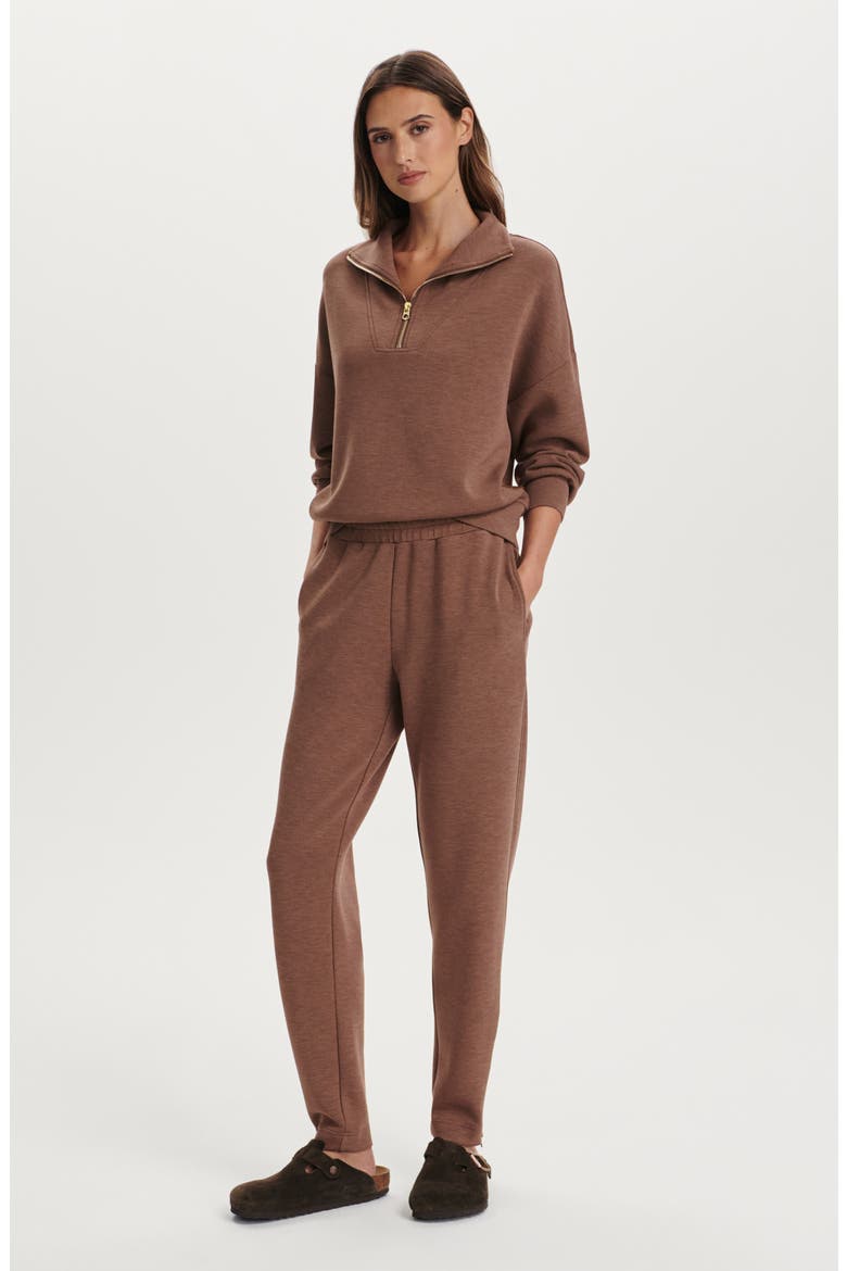 The Slim Zip Hem 26-Inch Pants, Alternate, color, GOLDEN BRONZE MARL