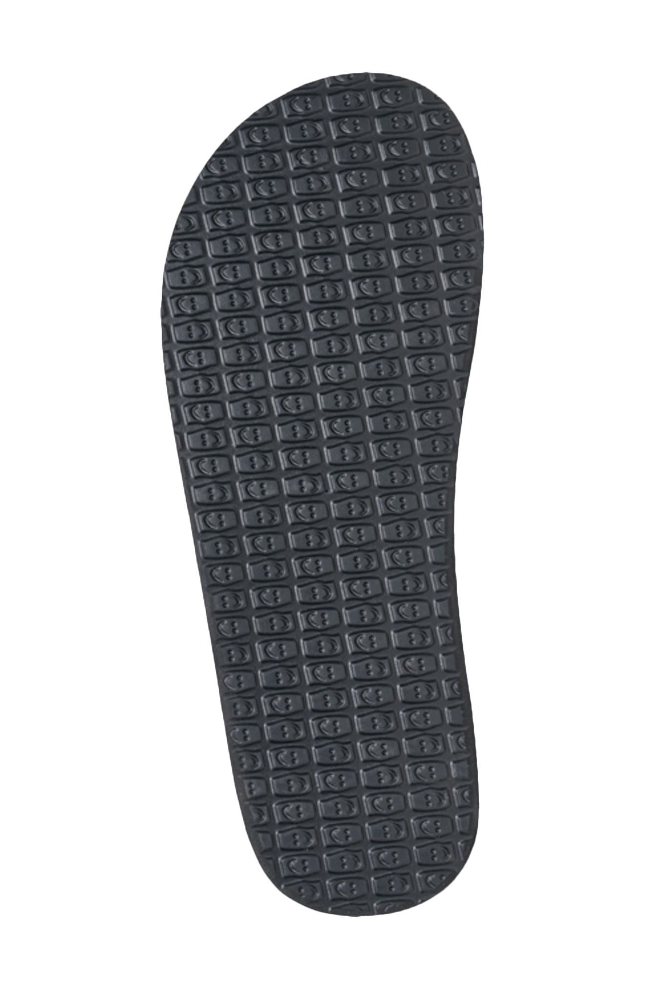 Sanuk Bubblecush Flip Flop, Alternate, color, Black