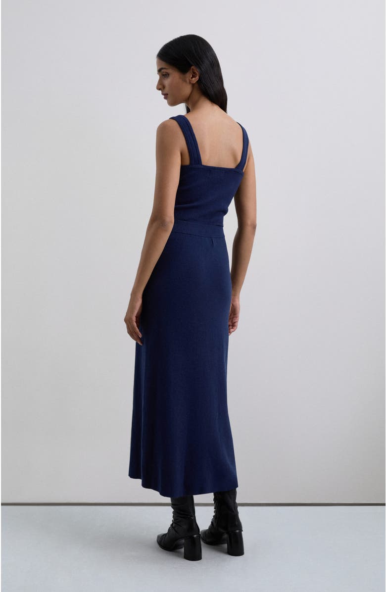 Scalpers Casualknit Skirt, Alternate, color, Navy