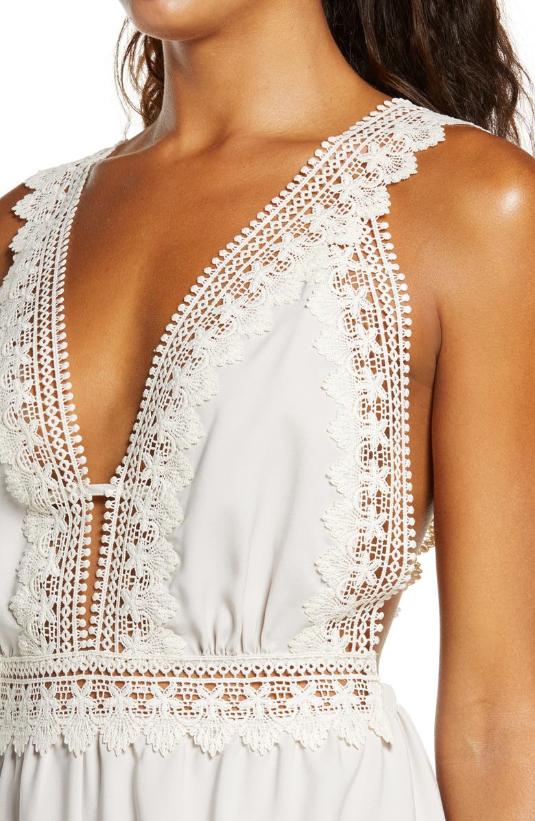 Flora Nikrooz Blythe Romper, Alternate, color, 