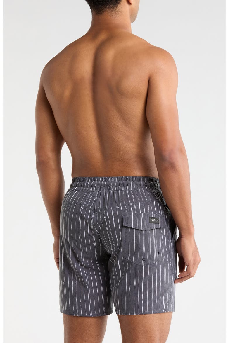 Psyche Swim Trunks, Alternate, color, BLACK/ WHITE