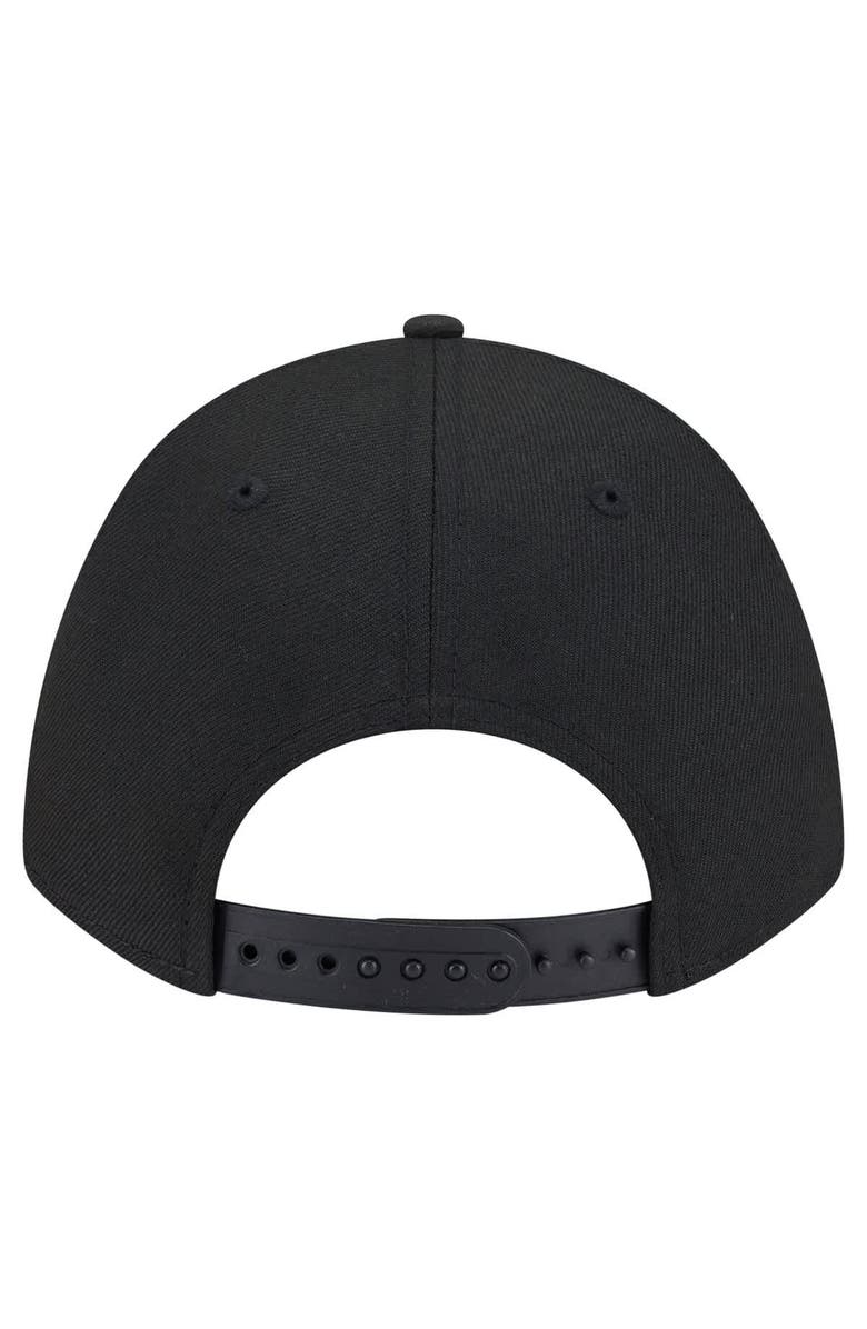 New Era Men's New Era Black Kansas City Chiefs Team Collection 9FORTY M-Crown A-Frame Adjustable Hat, Alternate, color, Black