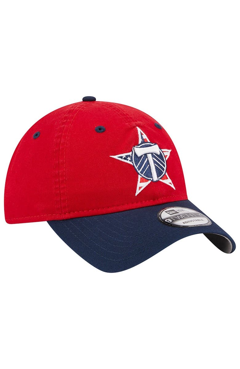 New Era Men's New Era Red Portland Timbers Americana 9TWENTY Adjustable Hat, Alternate, color, 