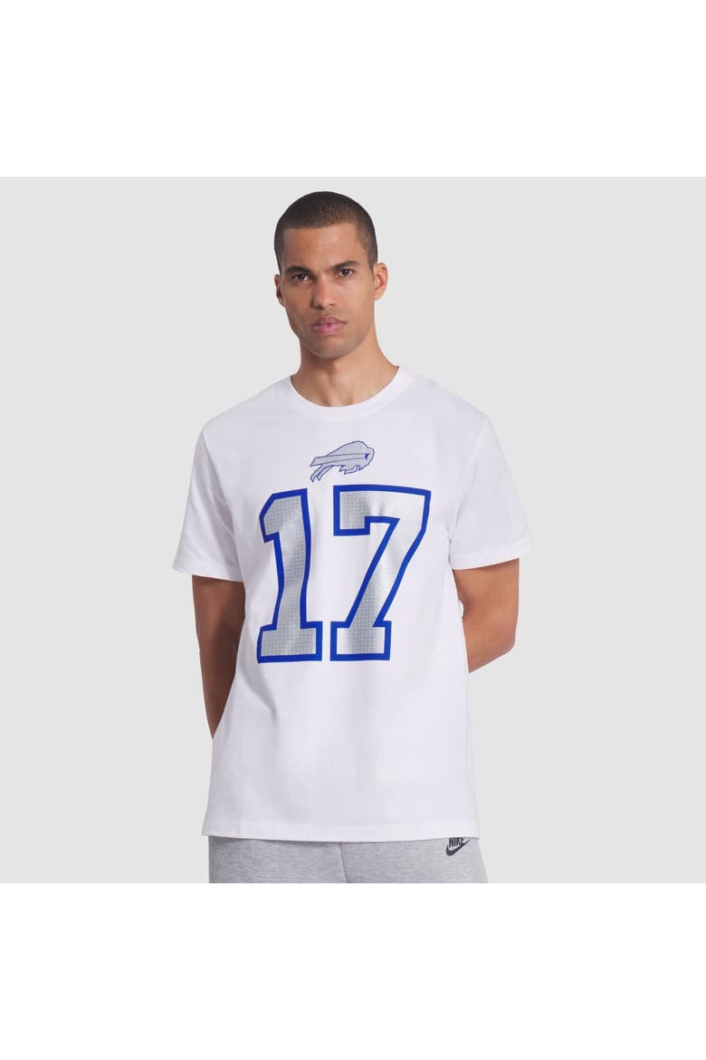 Men's Nike Josh Allen White Buffalo Bills 2025 Rivalries Collection Player Name & Number T-Shirt, Main, color, White
