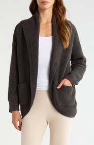 Barefoot Dreams® CozyChic® Ribbed Shawl Collar Cardigan