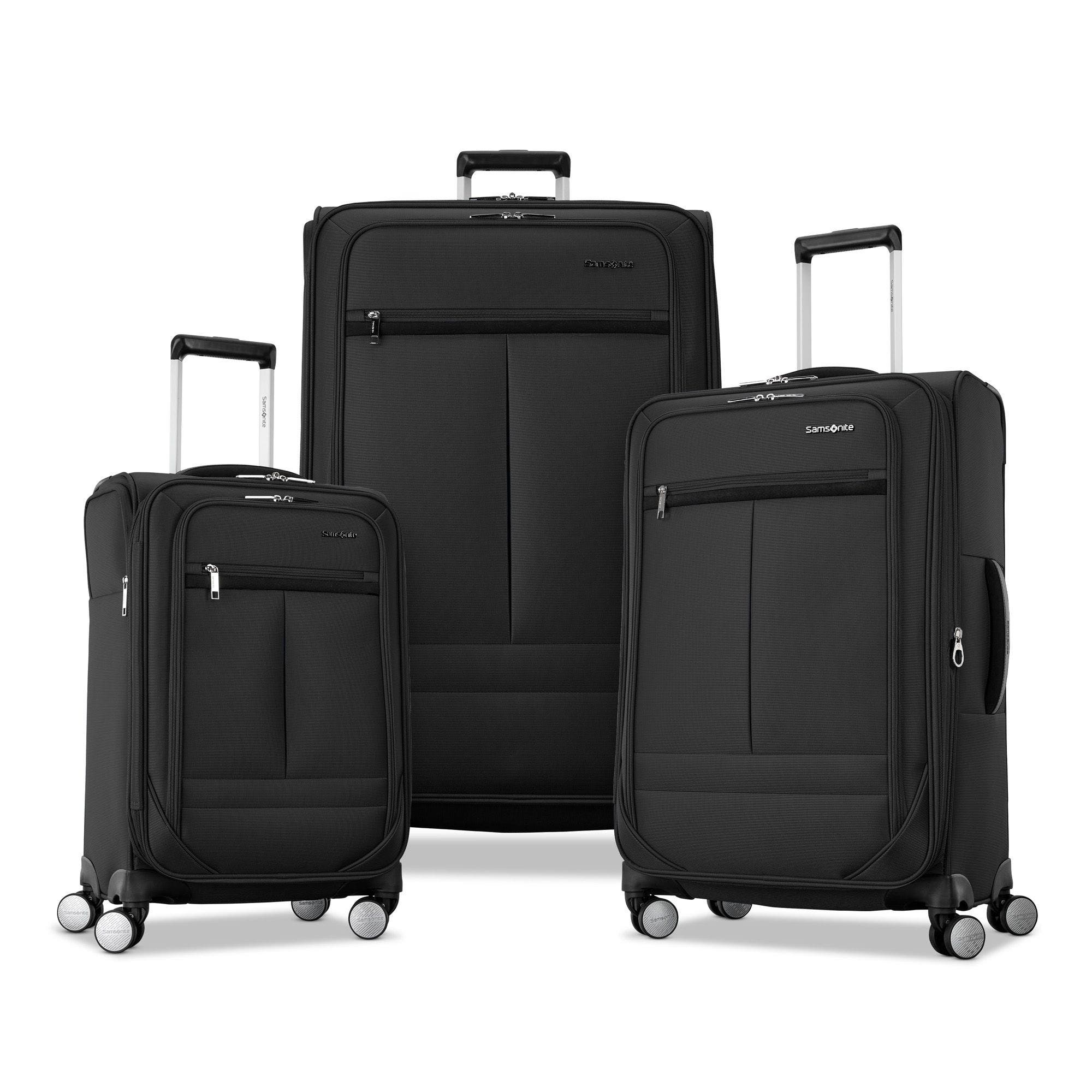 Samsonite Element 3 Piece Soft-Sided Luggage,, Main, color, Black