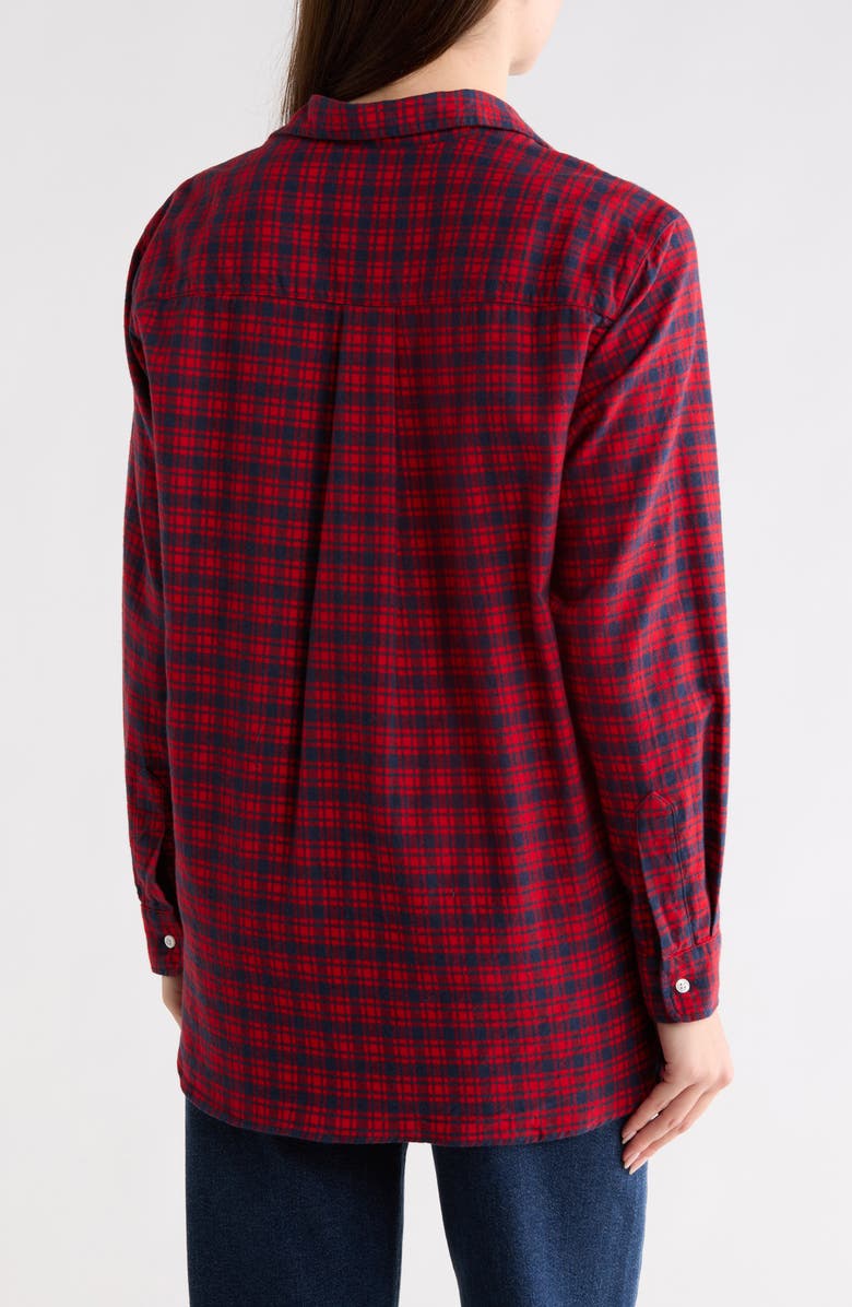 Frank & Eileen Boyfriend Button-Up Shirt, Alternate, color, Red Navy Plaid