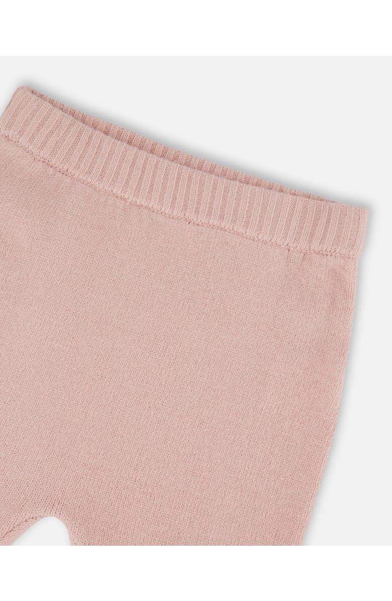 Deux par Deux Girl Knitted Top and Pant Set, Alternate, color, Light Pink