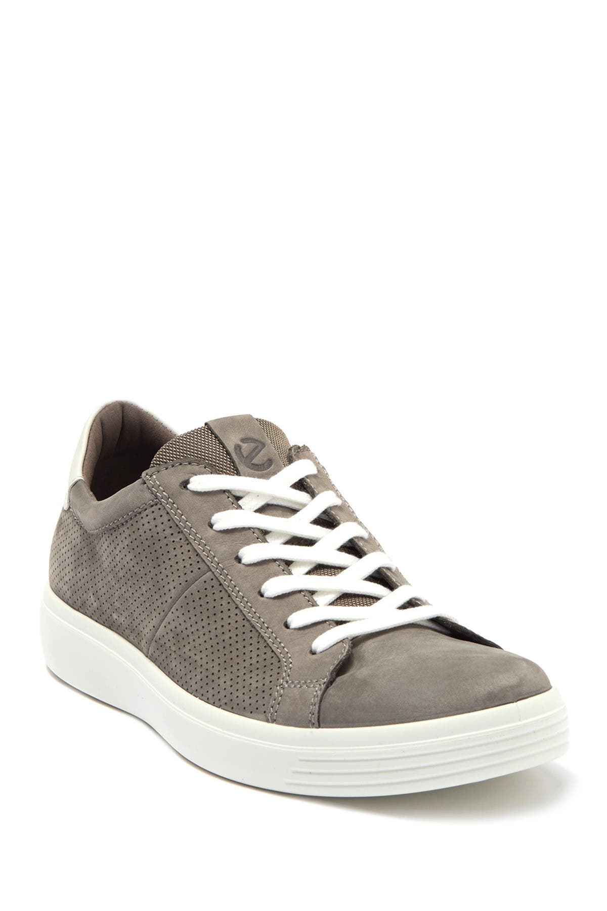 ECCO Soft Classic Summer Suede Sneaker, Main, color, 