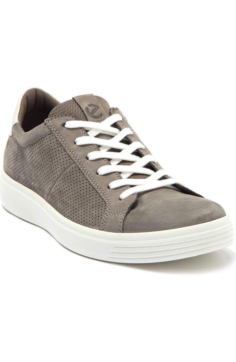 ECCO Soft Classic Summer Suede Sneaker, Main, color,