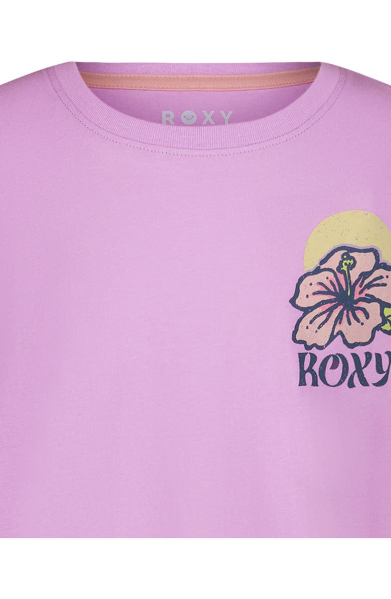 Roxy Kids' Board Biscus Cotton Graphic T-Shirt, Alternate, color,