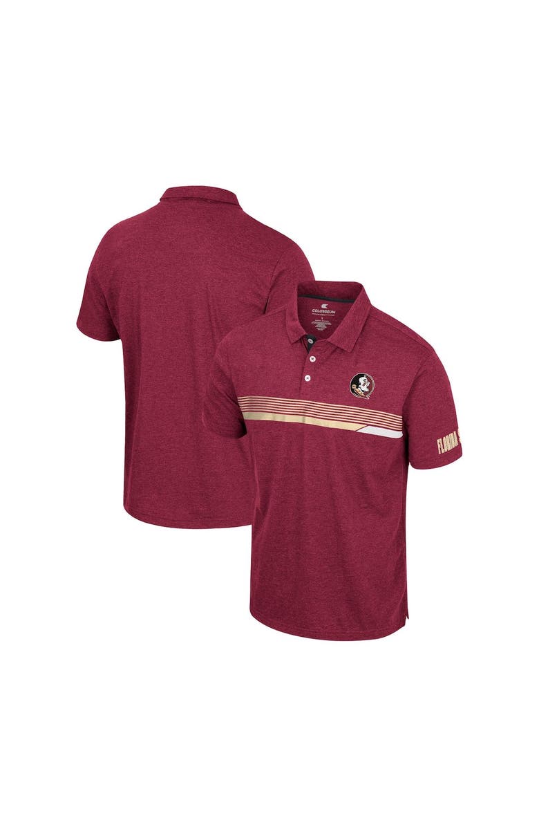 COLOSSEUM Men's Colosseum  Garnet Florida State Seminoles No Problemo Polo, Alternate, color, 
