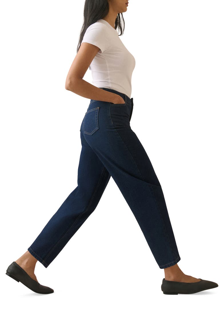 Putney Barrel Leg Pants, Alternate, color, BLUE