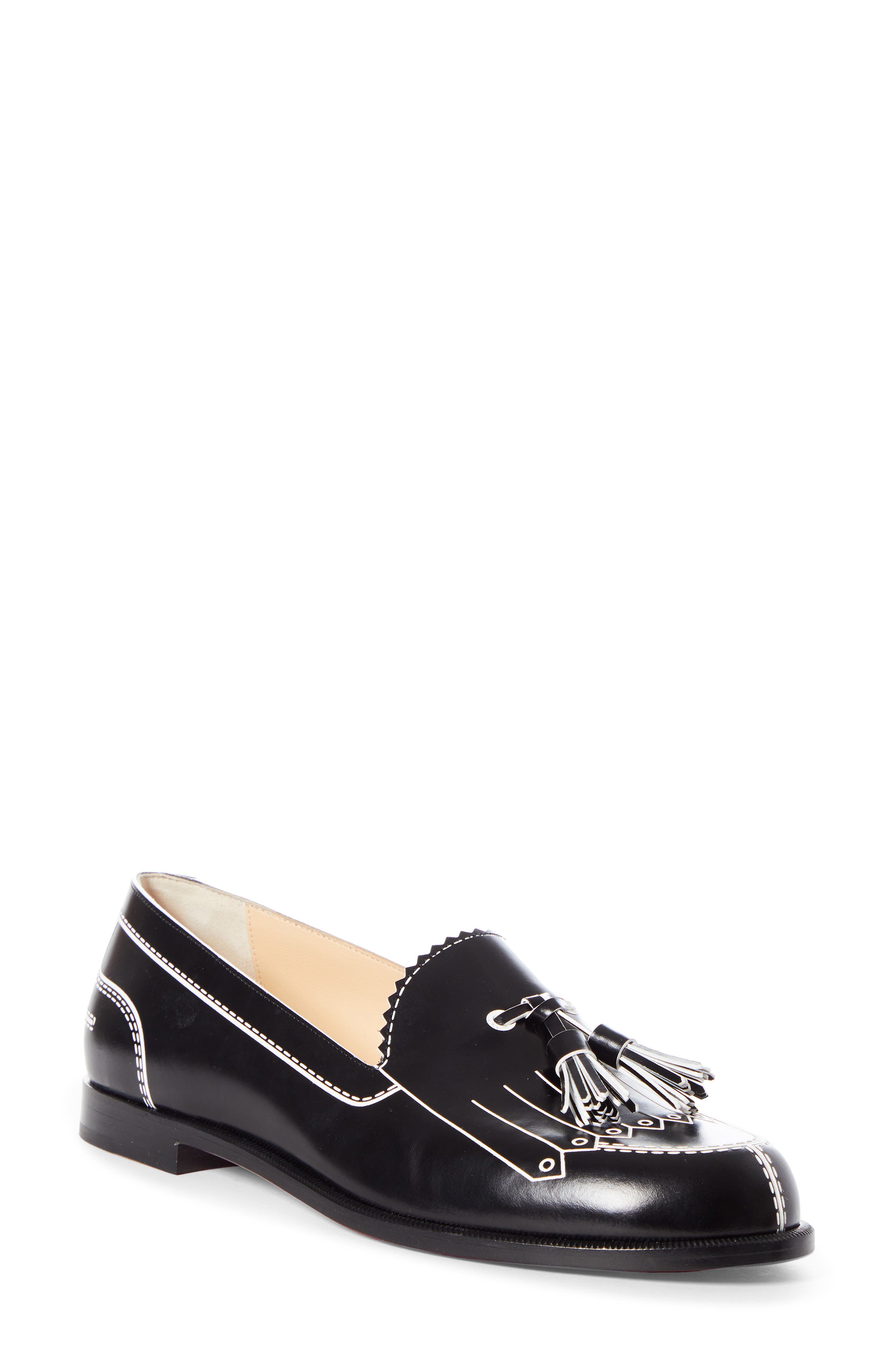 Christian Louboutin Trompinetta Trompe L'oeil Loafer, Main, color, 