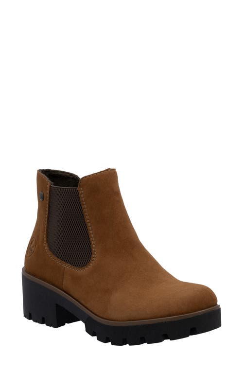 Rieker Amalia Ankle Chelsea Boot In Brown