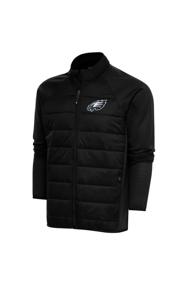 ANTIGUA Men's Antigua  Black Philadelphia Eagles Altitude Full-Zip Jacket, Alternate, color, 