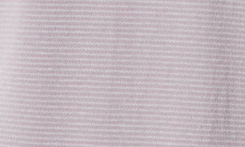 Robert Barakett Fitch Feeder Stripe Rib Trim T-shirt In Coral