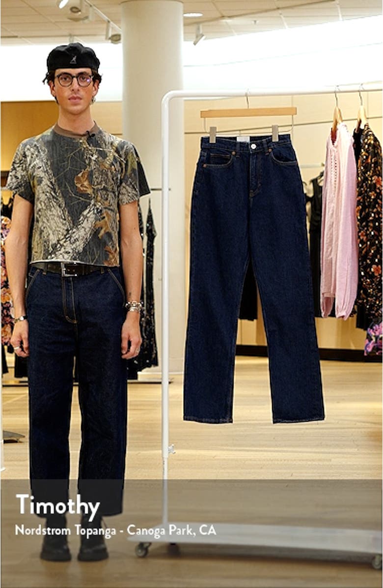 Jax High Waist Straight Leg Jeans, sales video thumbnail