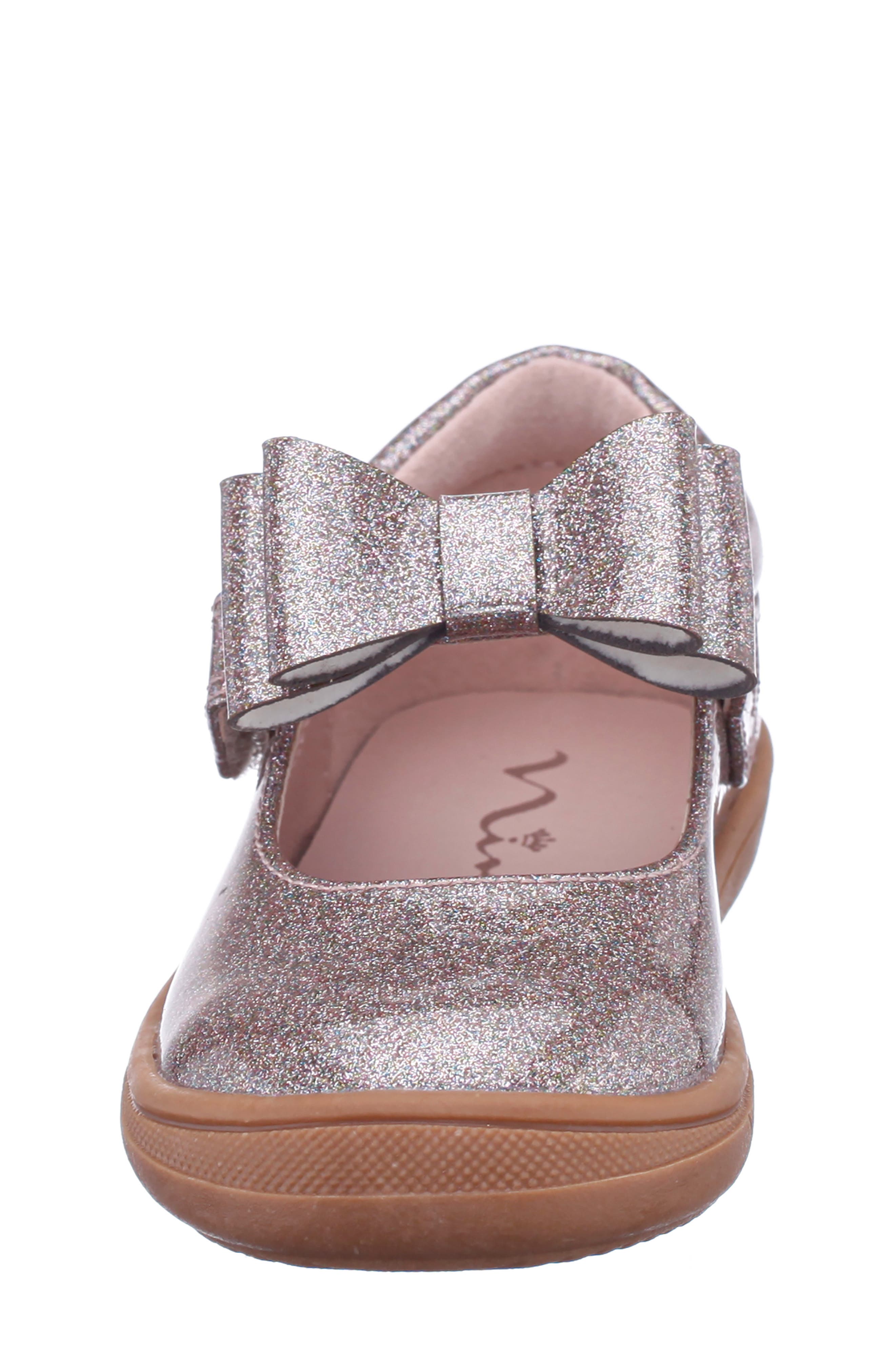 Nina Kids' Varga Glitter Mary Jane Flat, Alternate, color, Pink Multi Coated Glitter