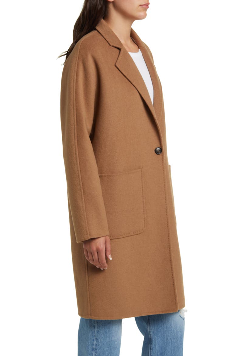 Everest Wool Blend Coat, Alternate, color, CAMEL
