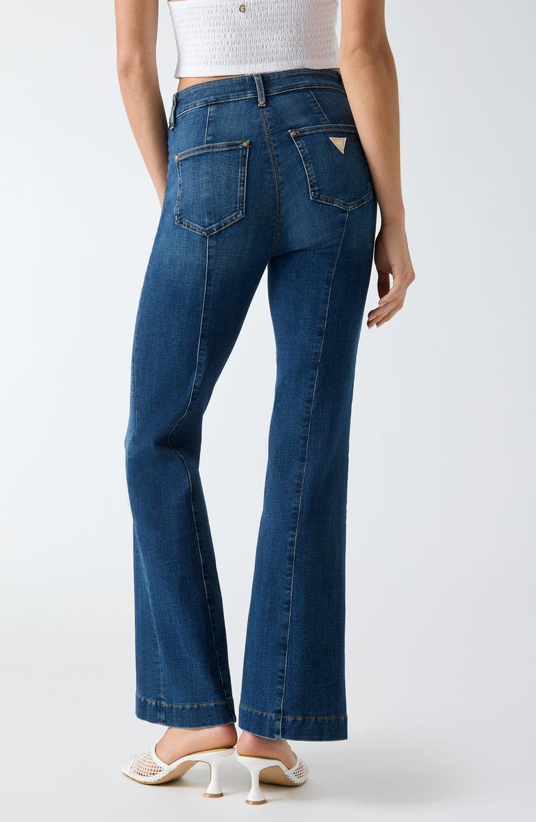 GUESS New Faye Flare Jeans, Alternate, color, Blue