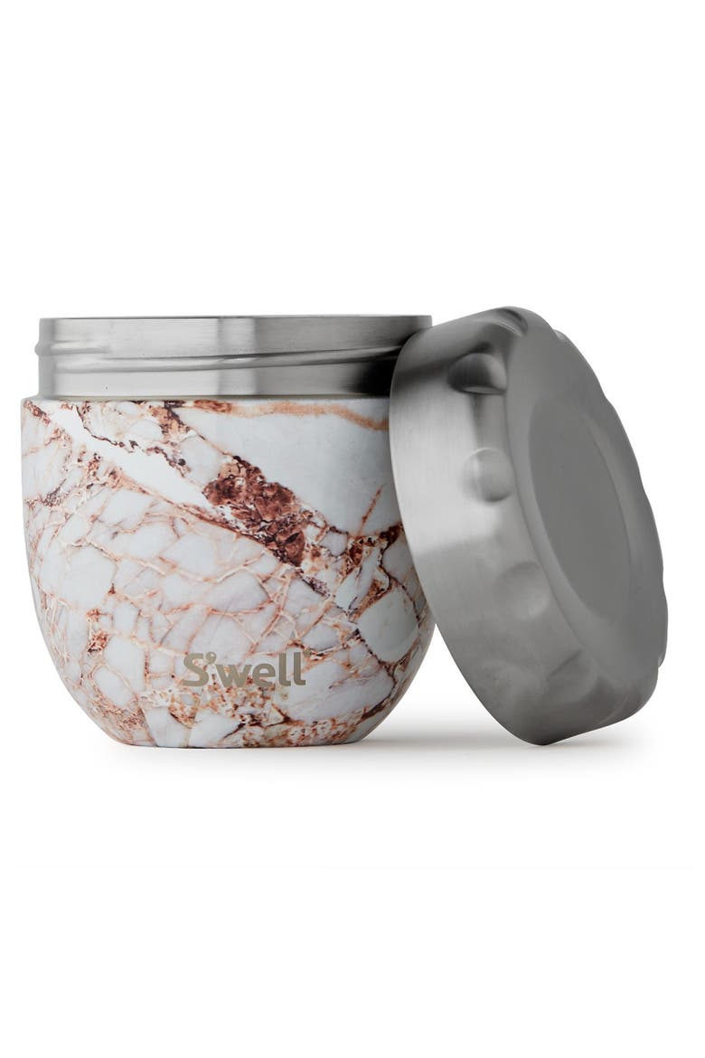 Eats™ 16-Ounce Stainless Steel Bowl & Lid, Alternate, color, CALACATTA GOLD