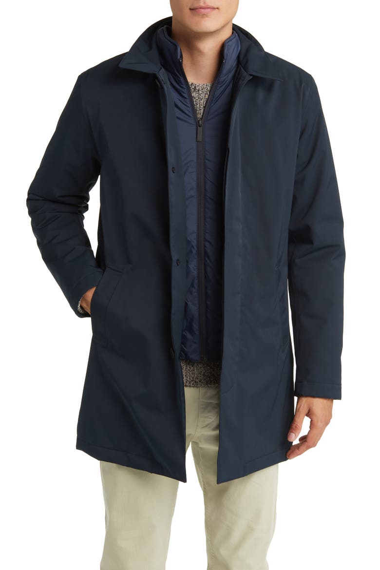 Blake 8240 Waterproof Trench Coat, Main, color, NAVY BLUE