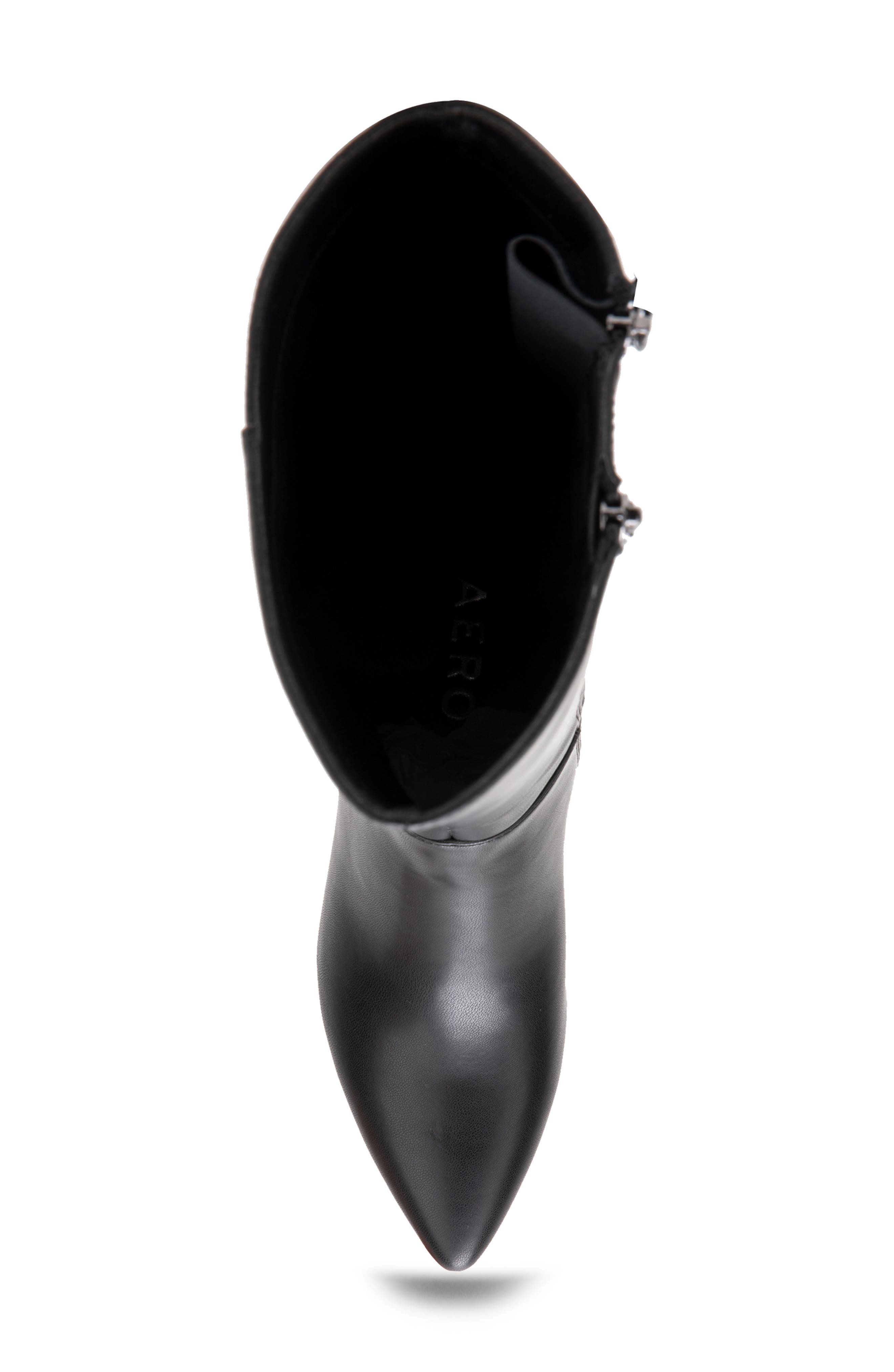 Aerosoles Epic Stretch Kitten Heel Tall Boot, Alternate, color, Black