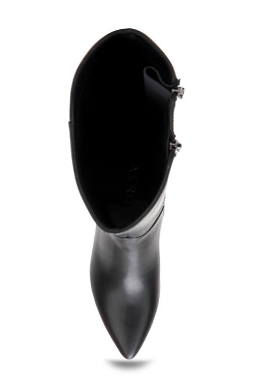 Aerosoles Epic Stretch Kitten Heel Tall Boot In Black