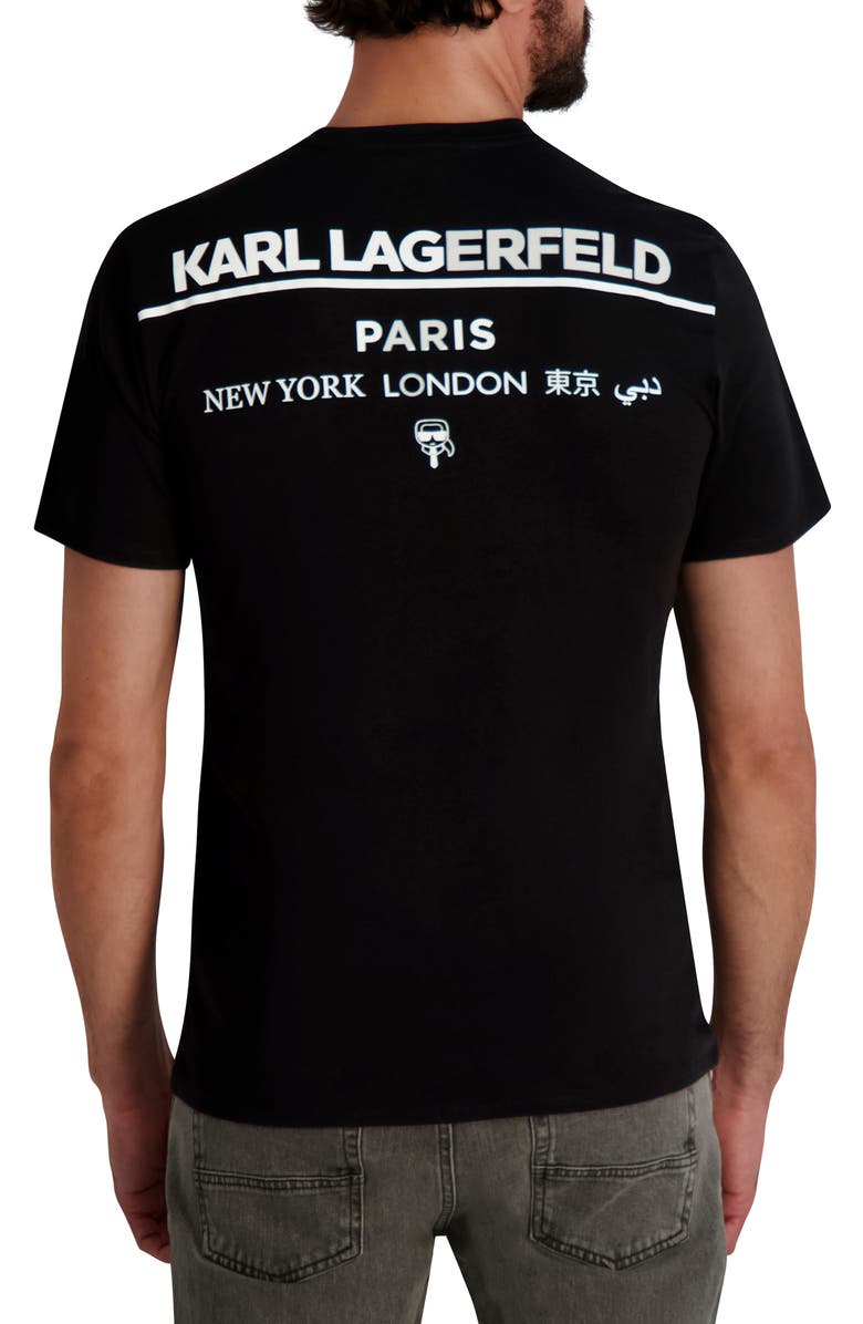 KARL LAGERFELD PARIS City Karl Graphic T-Shirt, Alternate, color, Black