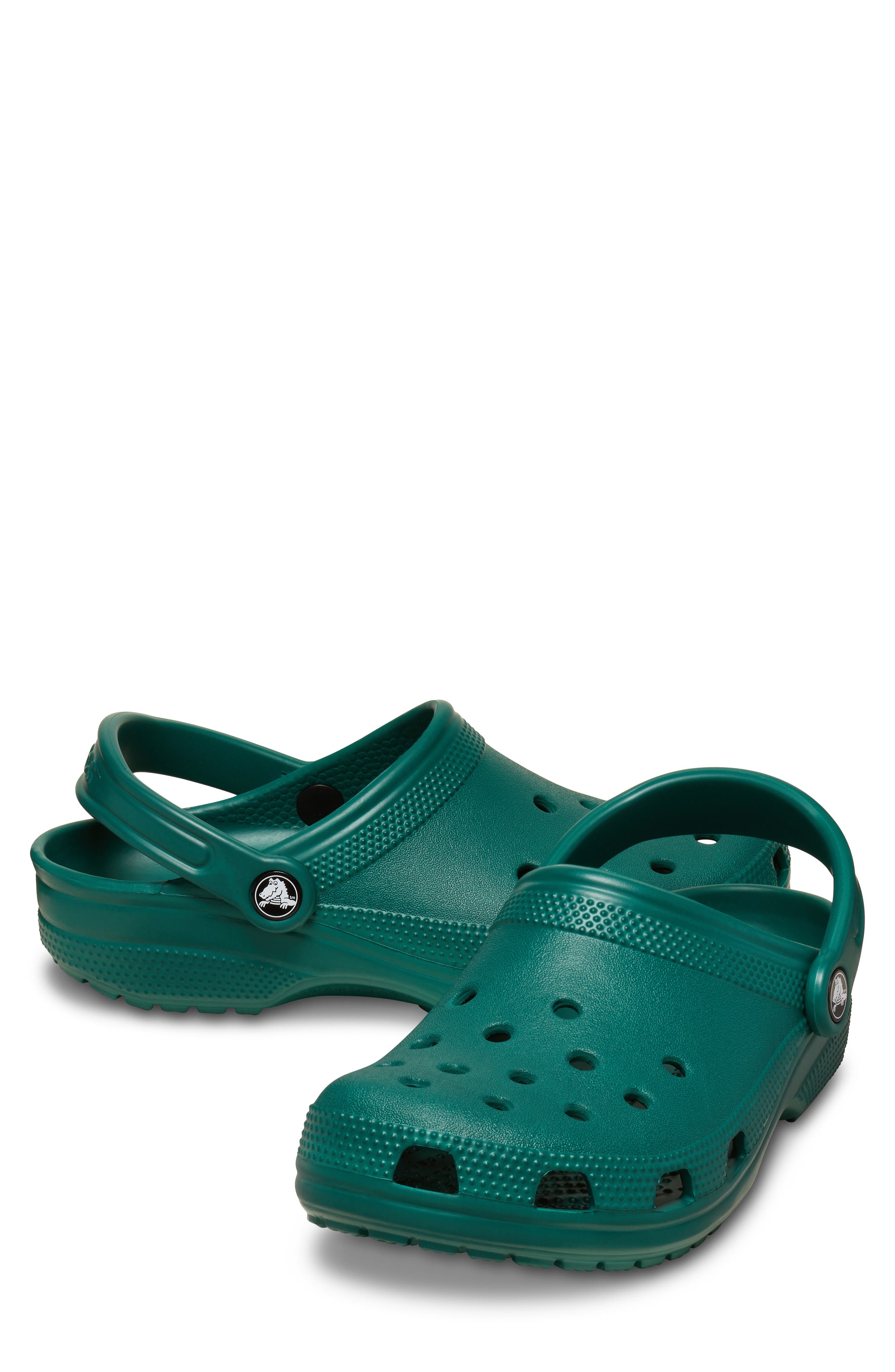 CROCS Classic Clog, Alternate, color, Emerald