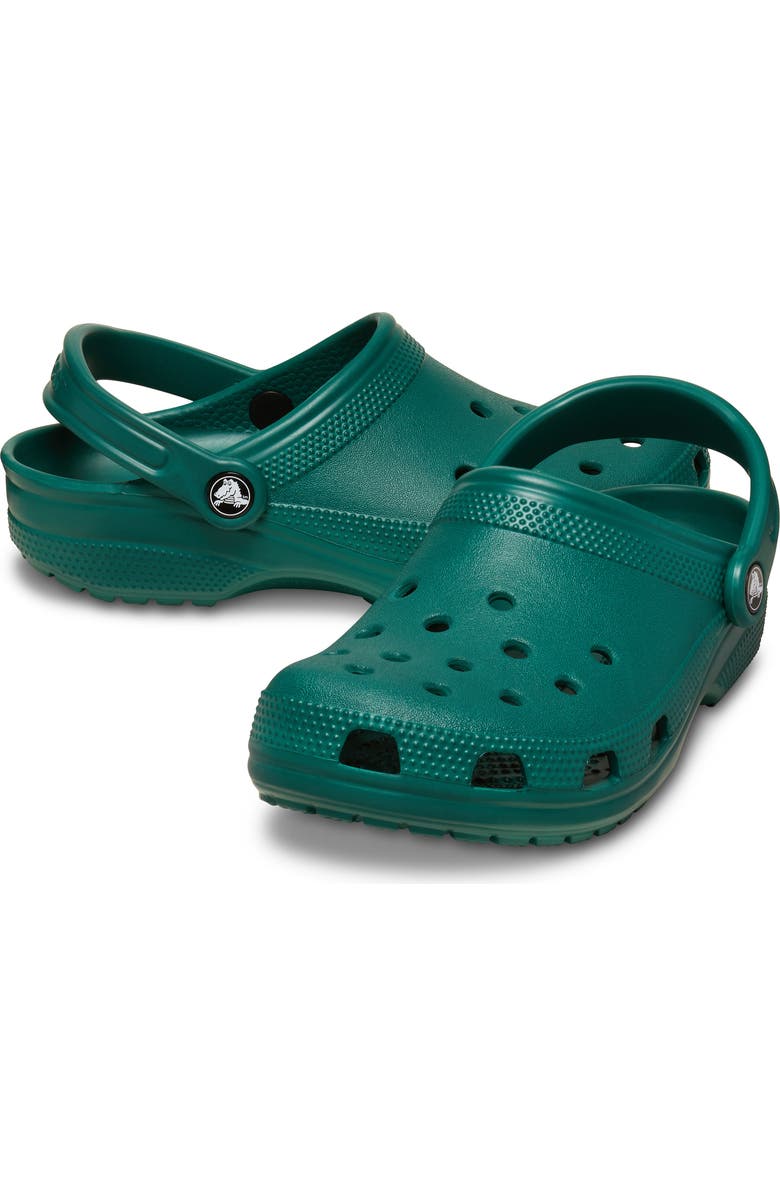 CROCS Classic Clog, Alternate, color, Emerald