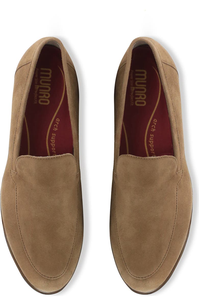 Munro Giselle Loafer, Alternate, color, Fawn Suede