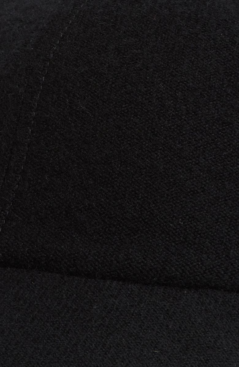 Robert Barakett Wool & Cashmere Baseball Cap, Alternate, color, Black