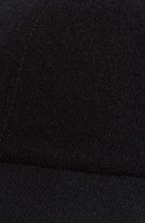 Robert Barakett Wool & Cashmere Baseball Cap In Black