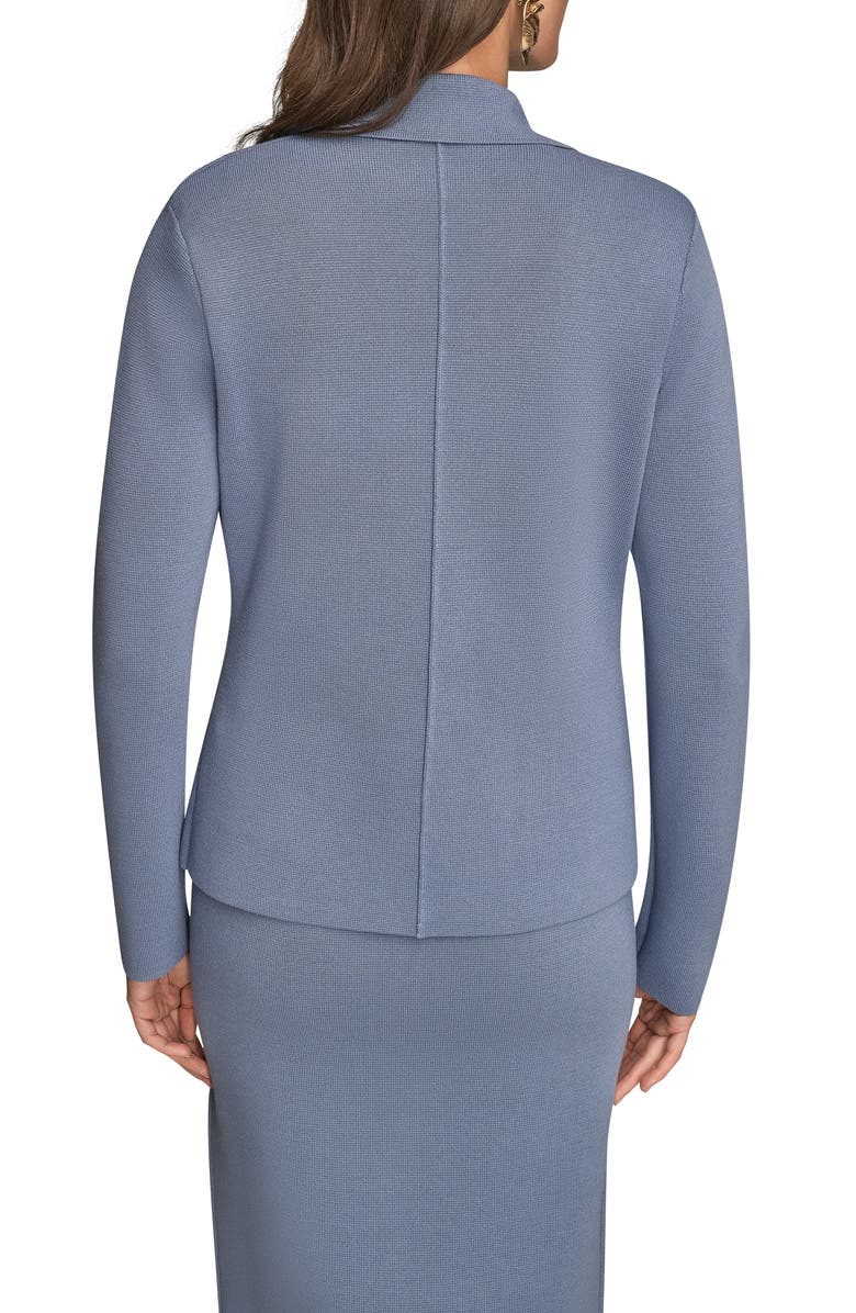 Donna Karan New York Double Breasted Sweater Blazer, Alternate, color, Tempest
