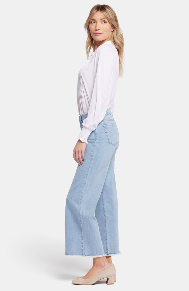NYDJ Teresa High Waist Raw Hem Ankle Wide Leg Jeans, Alternate, color, Westminster