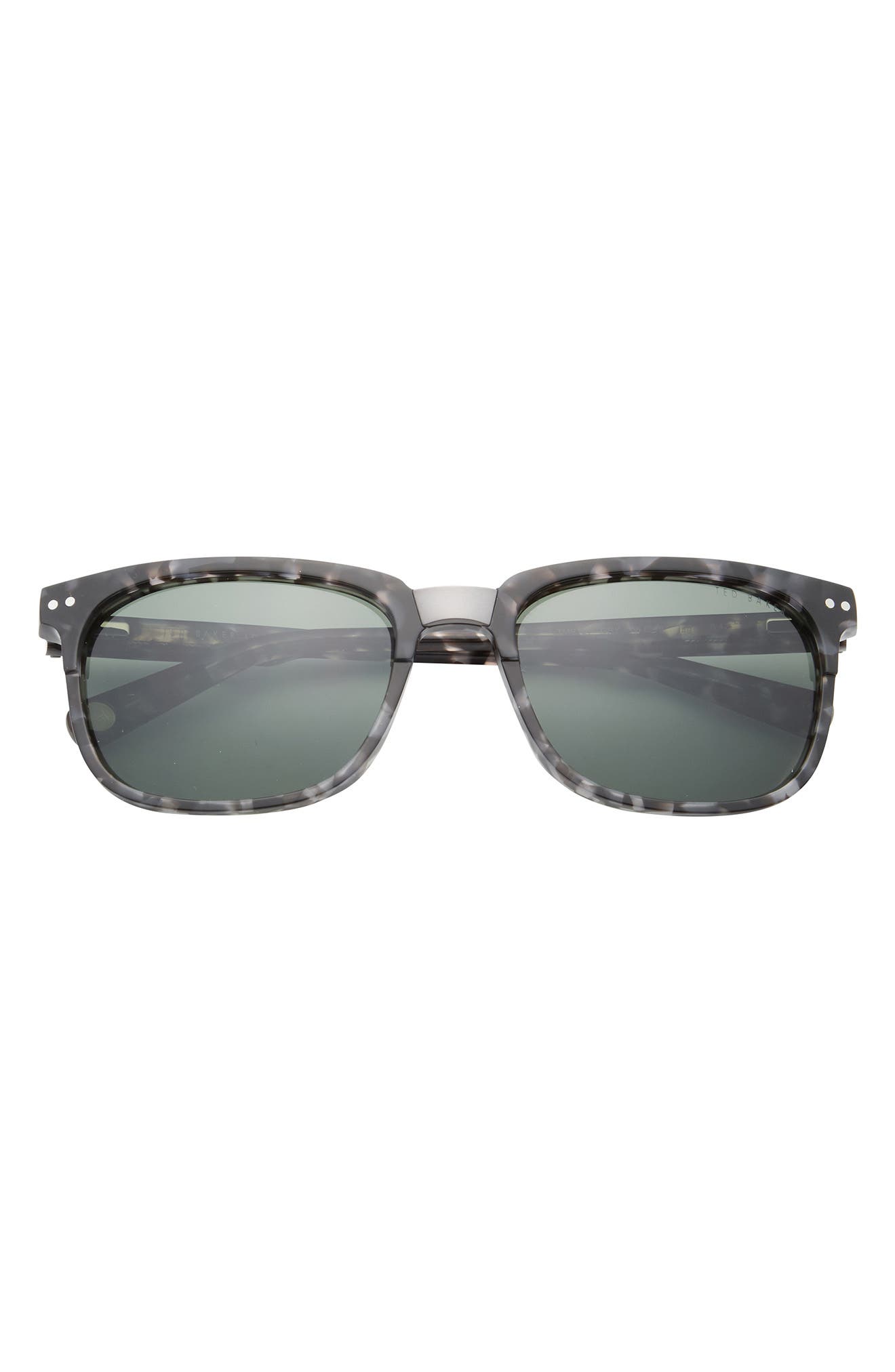 Ted Baker London 56mm Polarized Square Sunglasses