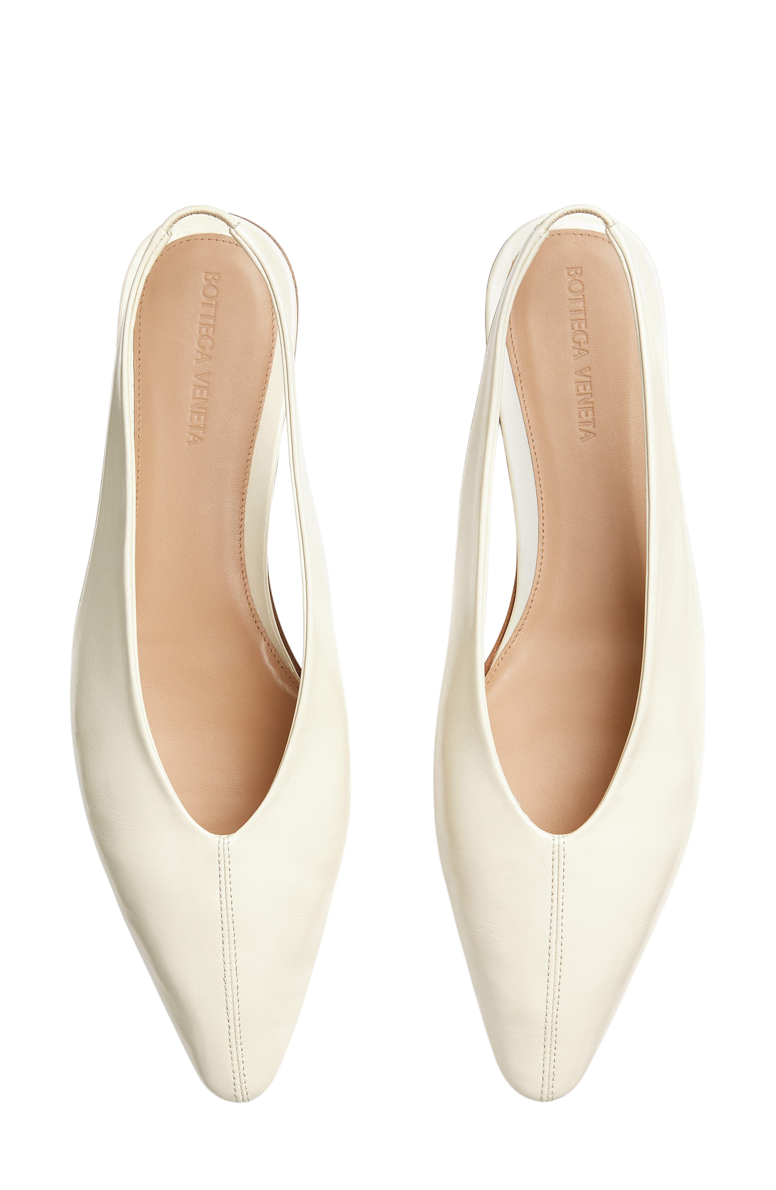 Bottega Veneta Cushion Slingback Flat, Alternate, color, 9031 Sea Salt