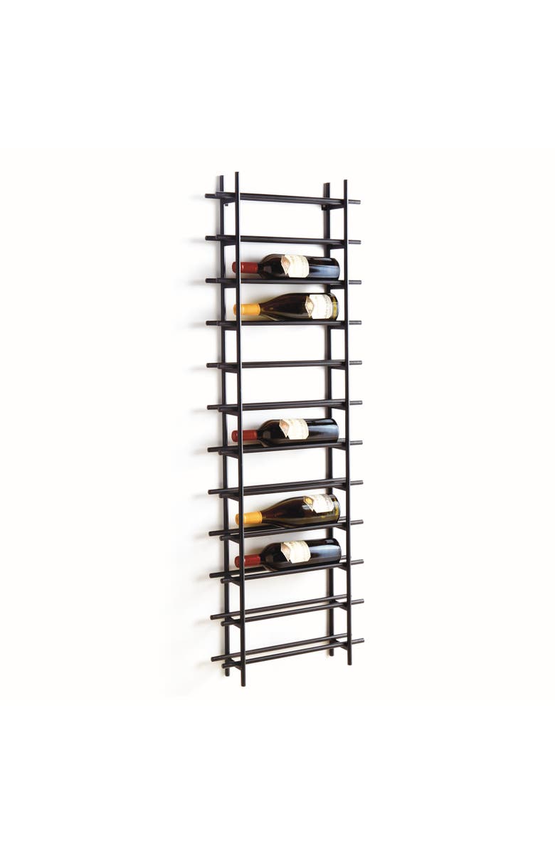 Napa Home & Garden Barossa 12-Bottle Wine Rack - Black Iron - Modern Design, Main, color, Black