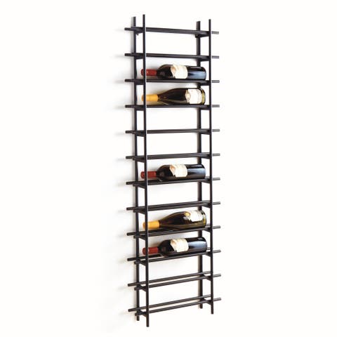 Barossa 12-Bottle Wine Rack - Black Iron - Modern Design